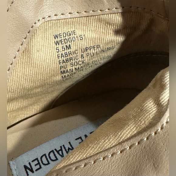 Women’s Steve Madden Cheetah Print Wedgie Sneaker Shoes Size 5.5M WEDG01S1 - Picture 9 of 9